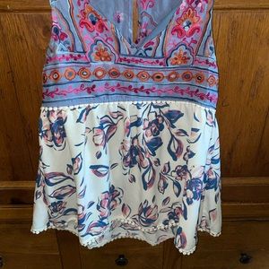 Embroidered tank top!